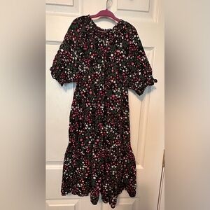 Free Assembly Girls Floral Casual Ruffle Dress